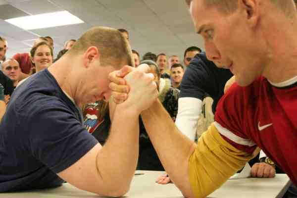 Arm wrestling