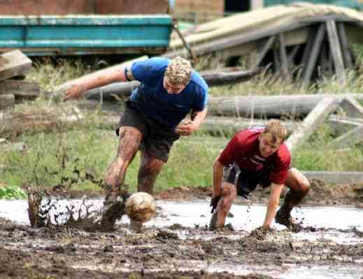 Swamp football match