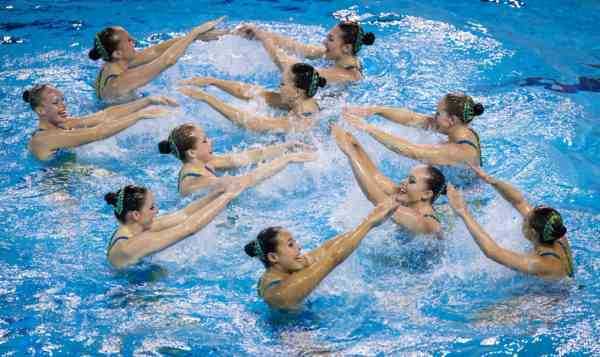 Synchronized swimming