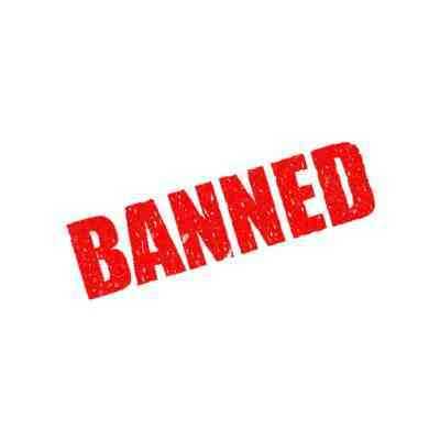 Banned accounts