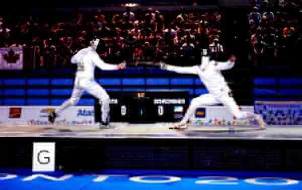 Pentathlon fencing