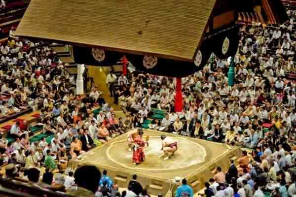 Sumo wrestling court