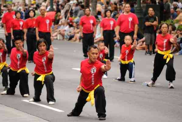 Wushu team competition