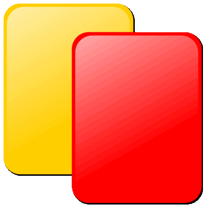 Red and yellow cards