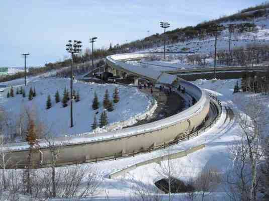 Bobsleigh track