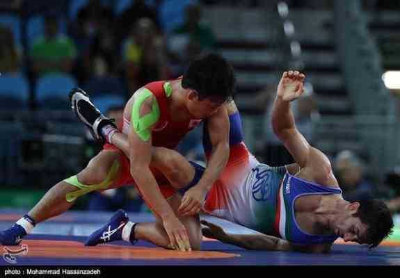 Freestyle wrestling fight