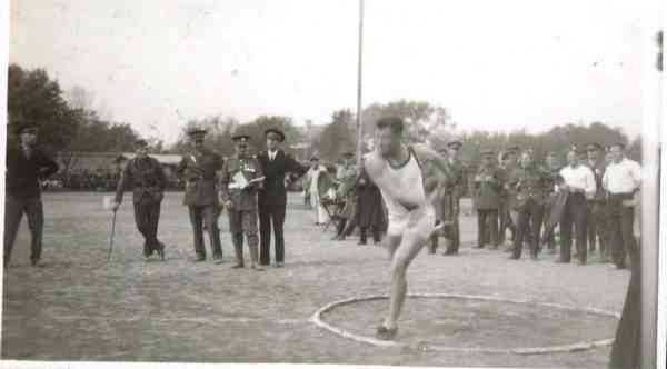 Old shot putting