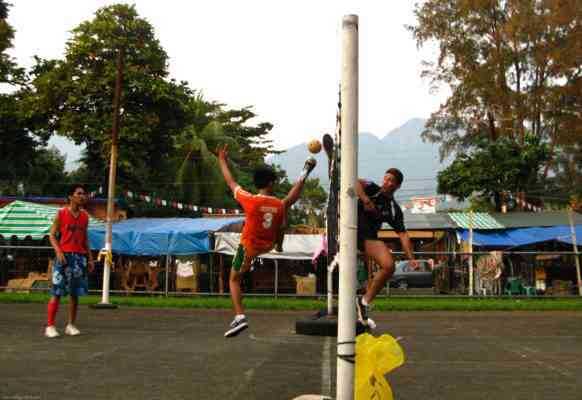 Sepak takraw match