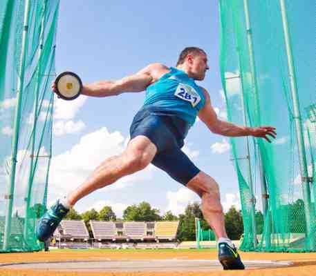 Discus throwing circle