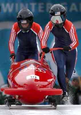 Equipment of bobsleigh athletes