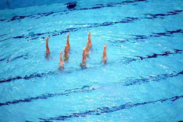 Pictures in synchronized swimming