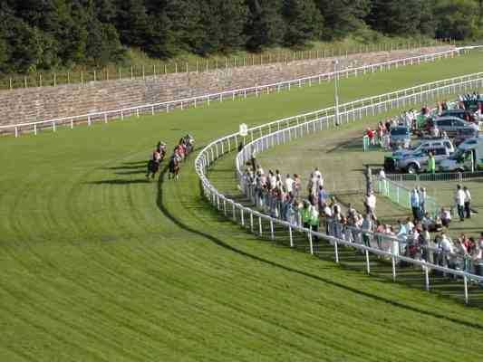 Horse racing track