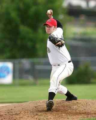 Pitcher in action