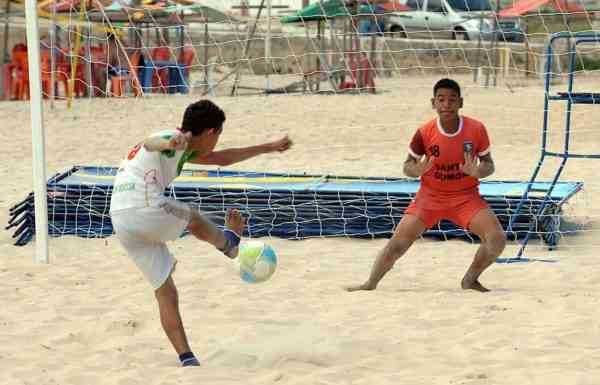 Penalty in beach soccer