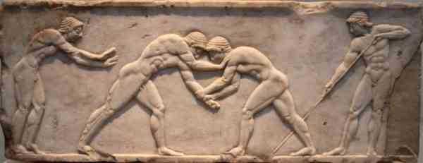 Wrestling in ancient times